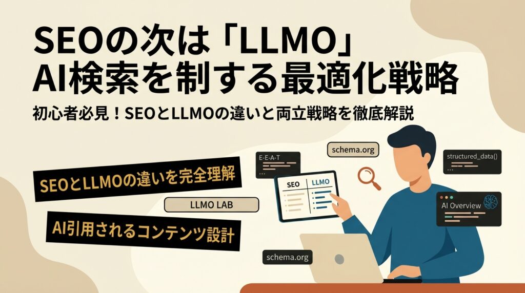 LLMOとSEOの違いとは？AIと検索エンジンの最適化戦略をLLMO研究所が解説【初心者必見】