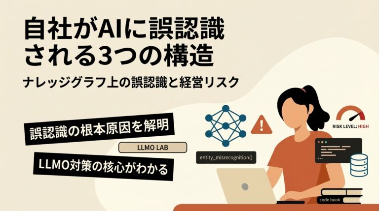 ナレッジグラフ上の誤認識が起きる構造と経営リスク
