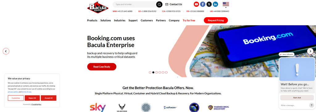海外にLLMOの成功事例を持つBacula Enterpriseのイメージ